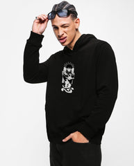 Oversized Shadow Wolf Graphic Printed Heavy GSM Hoodie