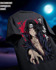 Itachi Uchiha Oversized Graphic Tee