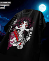 Demon Slayer Kokushibo V2 Oversized Graphic Tee