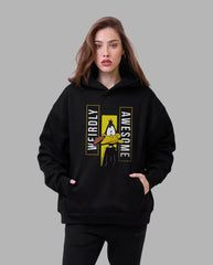 Oversized Weirdly Awesome Graphic Printed Heavy GSM Hoodie