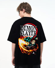 Kimetsu no Yaiba Manga V2 Oversized Graphic Tee