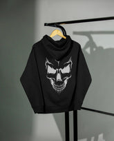 Oversized Skull Graphic Printed Heavy GSM Hoodie