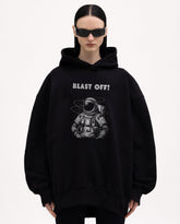 Oversized Blast OFF Graphic Printed Heavy GSM Hoodie