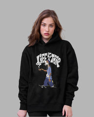 Oversized Life is a Trip Graphic Printed Heavy GSM Hoodie