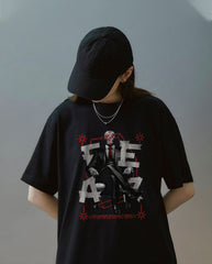 Fear Oversized Graphic Tee