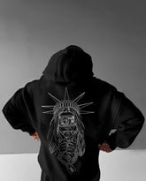 Oversized Money Speak's Graphic Printed Heavy GSM Hoodie
