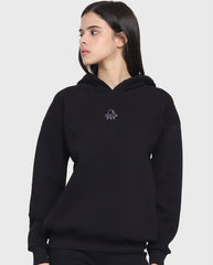 Oversized Space Graphic Printed Heavy GSM Hoodie