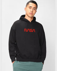 Oversized NASA Graphic Printed Heavy GSM Hoodie
