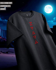 Black Witcher Oversized Graphic Tee