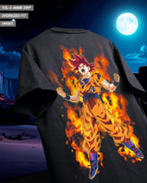 Super Saiyan God Oversized Graphic Tee
