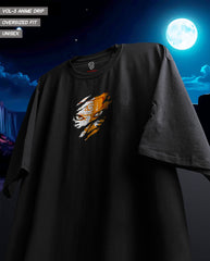 Hokage Naruto Oversized Graphic Tee