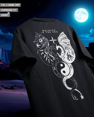 Eclipse Dragon Oversized Graphic Tee