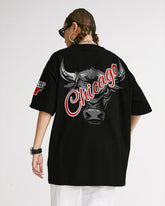 Chicago Bulls Oversized Graphic Tee