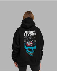 Oversized Infinity Graphic Printed Heavy GSM Hoodie