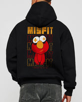 Oversized Misfit Graphic Printed Heavy GSM Hoodie
