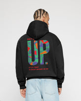 Oversized Trap UP Graphic Printed Heavy GSM Hoodie