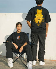 Hokage Naruto Oversized Graphic Tee