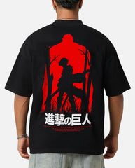 Attack on Titan Oversized Graphic Tee