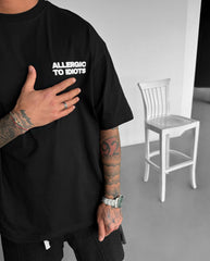 Allergic Oversized Graphic Tee