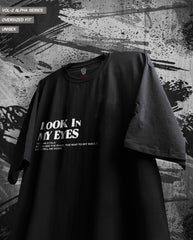 Look In My Eyes Oversized Graphic Tee