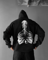 Oversized Forest Solitude Graphic Printed Heavy GSM Hoodie