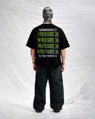 Wolfs State Oversized Graphic Tee