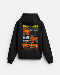 Oversized Precision Drive Graphic Printed Heavy GSM Hoodie