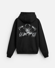 Oversized Shinobi Shadow Graphic Printed Heavy GSM Hoodie