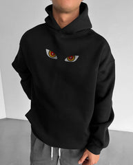 Oversized Demon Slayer Graphic Printed Heavy GSM Hoodie