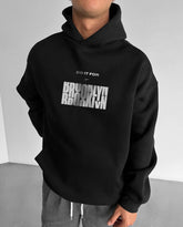 Oversized Brooklyn Graphic Printed Heavy GSM Hoodie