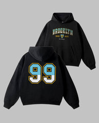 Unisex Oversized 99 Graphic Printed Heavy GSM Hoodie