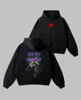 Oversized Venom Graphic Printed Heavy GSM Hoodie