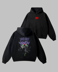 Oversized Venom Graphic Printed Heavy GSM Hoodie