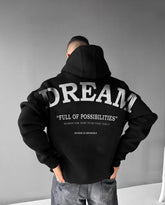 Oversized Dream Graphic Printed Heavy GSM Hoodie