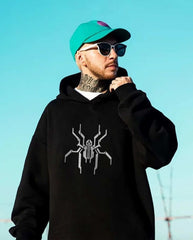 Oversized Cyber Venom Graphic Printed Heavy GSM Hoodie