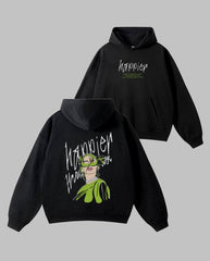 Oversized Happier Then Ever Graphic Printed Heavy GSM Hoodie