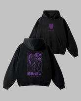 Oversized Attack on Titan Graphic Printed Heavy GSM Hoodie
