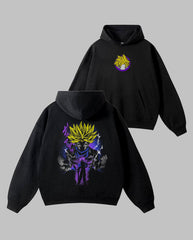 Oversized Super Saiyan Graphic Printed Heavy GSM Hoodie