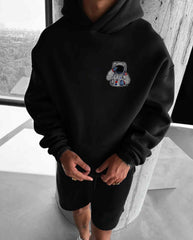 Oversized Space Nasa Graphic Printed Heavy GSM Hoodie
