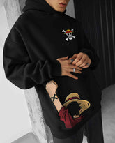 Oversized One Piece Graphic Printed Heavy GSM Hoodie