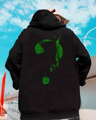 Oversized Dark-Knight Graphic Printed Heavy GSM Hoodie