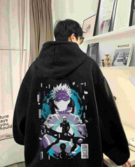 Oversized Anime Fusion Graphic Printed Heavy GSM Hoodie