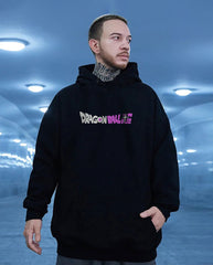 Oversized Dragon Ball Z Graphic Printed Heavy GSM Hoodie