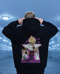 Oversized Dragon Ball Z Graphic Printed Heavy GSM Hoodie