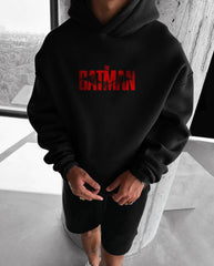 Oversized The Batman Graphic Printed Heavy GSM Hoodie
