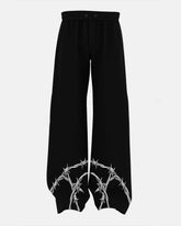 Bound Black Relaxed Fit Pants