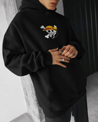 Oversized Gear 5 Warrior Graphic Printed Heavy GSM Hoodie