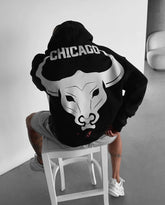 Oversized Bulls-V2 Graphic Printed Heavy GSM Hoodie