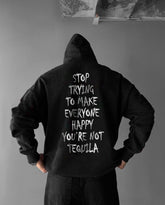 Oversized Tequila Graphic Printed Heavy GSM Hoodie