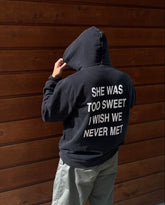 Oversized Too Sweet Graphic Printed Heavy GSM Hoodie
